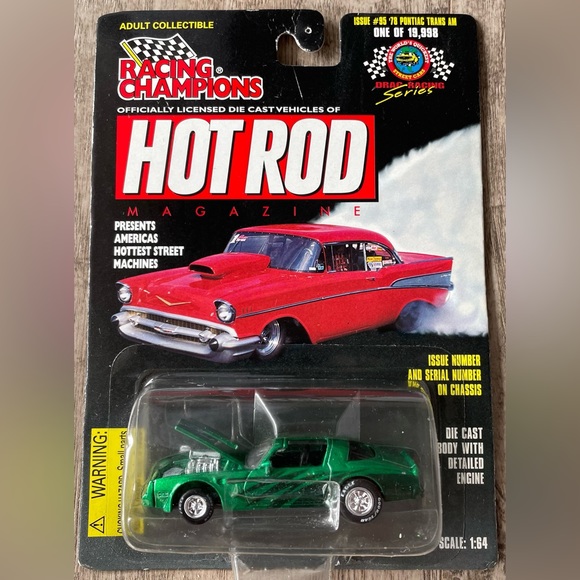 New Lot Of 4 Racing Champions Hot Rod Circa 1997-1998 Ford Mustang Trans Am - Picture 3 of 10